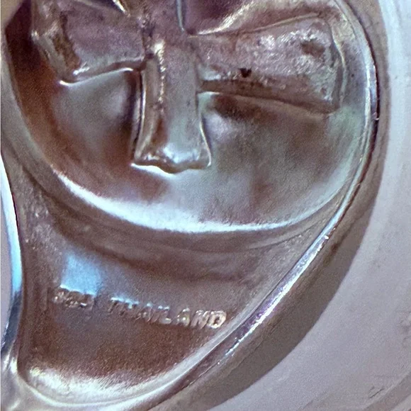 Silpada R2938 .925 Sterling Silver Affirmation Cross Ring RARE Size 8 - Picture 5 of 6